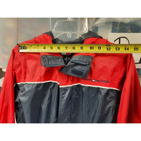 Vintage TOMMY HILFIGER Athletics Flag Spell Out Jacket/Windbreaker. Medium M - Picture 9 of 10